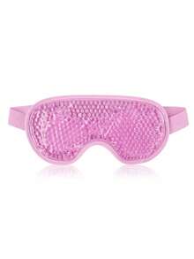 可重复使用 PVC 凝胶冰袋眼罩、冷/热敷眼垫、带冰珠的睡眠眼罩，适用于夏季冷疗和冬季热疗 - 彩色 - 查看 14