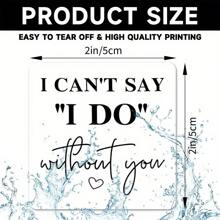 5 件趣味蜡封贴纸 - 2x2 英寸（5 厘米）贴纸 - 适合婚礼礼品、节日礼物