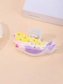 1 件超大亚克力时尚孔雀爪发夹，发夹，适合盘发，时尚发饰