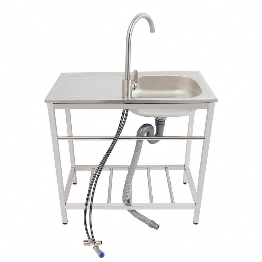 YUNRUX Kitchen Sinks - Silver - View 1
