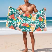 Beach Towel, Terry Cloth Bath Towel, Absorbing Swim & Bath Robe, Sports & Summer Towel