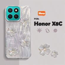 3 件套荣耀 X8C 手机壳荣耀 X8C 钢化玻璃荣耀 X6B X8B 屏幕保护膜高级流沙壳四叶草彩绘保护套全屏钢化玻璃 + 镜头膜荣耀 X6B X6A 荣耀 400 Lite 生日、家人、朋友礼物手机屏幕保护膜、手机配件 - 3PCS - 查看 5