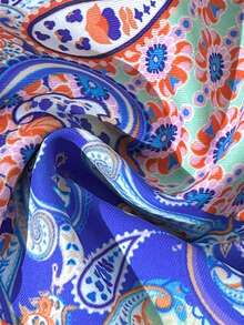 Women's Summer Print Halter Bikini Set, Beach Style - Multicolor - View 5