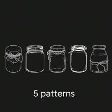 20pcs Waterproof Transparent Glass Bottles Creative Specimen Decor Pressed Flower Vases, DIY Bookmarks Plant Specimen - Multicolor - View 3