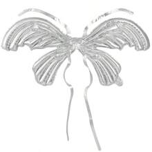 1pc Inflatable Angel Wings Foil Balloon, Colorful Butterfly Backpack Decor, Wholesale For Party, Night Market,
