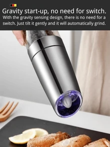 Gravity Induction Grinder Gravity Induction Smart Salt Pepper Grinder Electric Grinder - Multicolor - View 2
