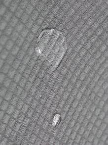 Light Gray Solid Color Waterproof Elastic Curved Chair Package, Chair Cover, Anti Dirt Makeup Chair Cover, Backrest Integrated Modern Nordic Ins Chair Cover, Home Chair Cover