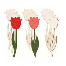 3/12/30 pièces Artisanat de roses en bois, morceaux découpés à la main pour artisanat fait main, différentes formes de roses convenant à la peinture, au dessin, à la décoration d'intérieur, un beau cadeau pour les amis, la famille, les couples pour la Saint-Valentin, la fête des mères, fournitures scolaires, rentrée scolaire