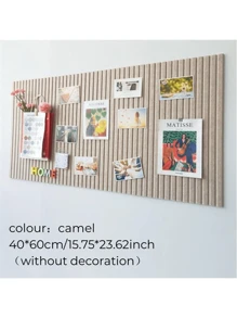 1pc 40*60cm Vertical Groove Felt Board, Nordic Style Creative Felt Message Board, Photo Background Wall Decor Display Room Decor Home Decor Bathroom Decor Bedroom Decor Room Decoration Stuff Living Room Decor House Decor Home Decor Living Room Wall Art Wall Paper Stickers Wallpaper Wall Stickers Wall Sticker