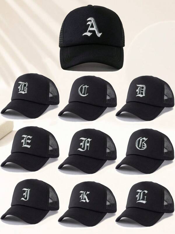 1 Pieza Gorra de béisbol con letra blanca divertida del número 26 para hombres y mujeres, visera ajustable para exteriores, adecuada para todas las estaciones, viajes, vacaciones en la playa, deportes, estilo Y2K, gorra de papá, gorra de camionero de malla de espuma transpirable, mejor regalo para carnaval
