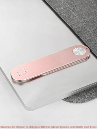 黑色/玫瑰金铝合金笔记本电脑侧屏便携式金属智能手机支架