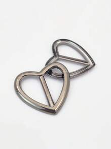 Agrafe metalice multifuncționale pentru eșarfe în formă de inimă 3 buc - Accesoriu elegant de modă pentru eșarfe, tricouri și curele, potrivite pentru orice ocazie