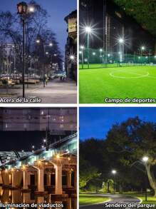 Lámpara solar, luces LED de exterior para iluminación de caminos, jardín, patio