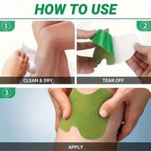 10/50/100pcs Knee Heating Pad Warm Knee Pads Gym Accessories Knee Support - Green - View 5