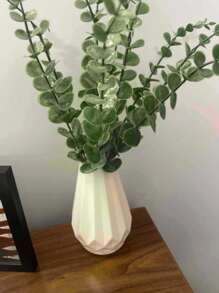 1pc Plastic Vase, Suitable For Dry/Fresh Flowers, Plastic Material , Applicable For Living Room, Office, Balcony, Dining Table Decoration, Creative Floral Container, Wedding Decor, Garden Vase Kitchen Decor Home Decor Room Decor Flower Vase Glass Vase