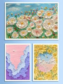 1 Pack Of 50pcs Oil Pastel Papers, Top Spiral Bound Sketch Book, Drawing Pad, Art Supplies For Adult Beginners And Artists,Mother's Day,Mom's Gift,Back To School,School Supplies