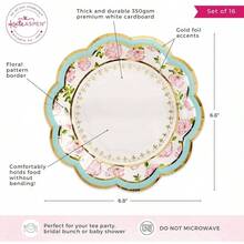 Disposable Kitchenware - 7-inch Paper Plates (set Of 16) - View 7