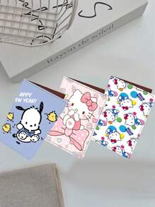 Sanrio Cartoon Sanrio Passport Holder Kitty Cat  Dog PU Passport Case Passport Holder ID To Print Travel Accessories Supplies Travel Essentials Travel Must Haves Holiday Essentials Holiday Travel Bag