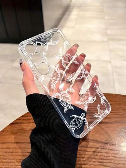 1 个高透明圆点海龟彩色印花加厚防震手机壳适用于 iPhone 16/16Pro/16Plus/16ProMax、iPhone 15 ProMax、iPhone 13/P13、P14、P11、P12、XS/XR/7/8/8Plus、Galaxy S25/S25Plus/S25Ultra、A50/A12/A32/A52/A72/A51/A21S/A13/A14/S22Ultra/S23/A33/A53/S20FE、Redmi 11/12Pro/12/12X/Note 11/9A/9C/Poco X3/Redmi 10/9/Note 9/12C/Note 11Pro/Redmi 10C/Note 8Pro