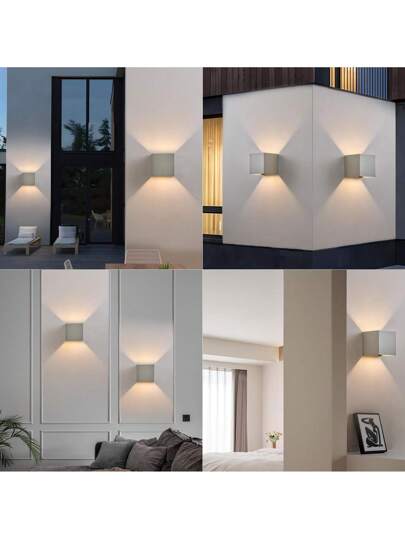 LED Wand Verlichting Outdoor Zwart Up/Down Lamp Indoor Outdoor, Replaceable G9 Bulb, IP65 Rated, 3000K Warm Wit Stairwells Exteriors view 8