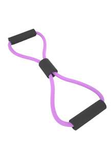 1 pezzo Esercitatore multifunzionale a forma di 8 per donne, fasce di resistenza per allenamento a casa, yoga, stretching spalle, perdita peso, modellatura del corpo, accessori palestra per vita e addome