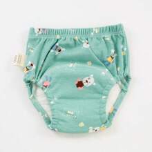 4 pièces/paquet de Culottes de formation souples et réutilisables - lavables et réutilisables, sous-vêtements absorbants, culottes de propreté pour bébé lavables, couches bébé respirantes, pour toutes les saisons - un cadeau parfait pour la baby shower