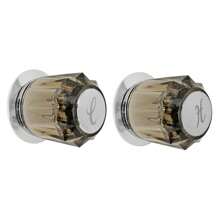 Juego de Manerales de Acrílico para Regadera | Repuesto Transparente y Resistente - CAFE - Ver 1