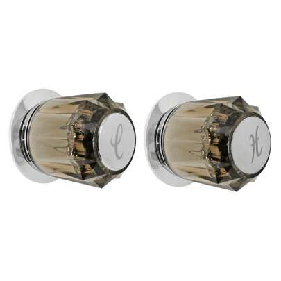 Juego de Manerales de Acrílico para Regadera | Repuesto Transparente y Resistente