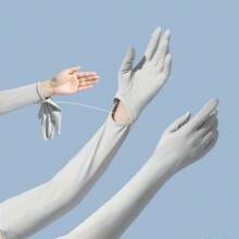 1 双冰丝防晒臂套手套男女通用，夏季防紫外线弹力长袖，骑行、钓鱼、户外运动，手臂防晒袖