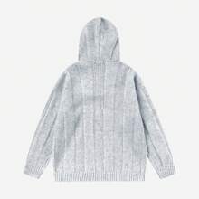 South Korea Hooded Woolen Sweater Women's Autumn Winter Brand 2025 New Loose Twist Hooded Pullover Sweater