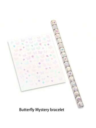 The New Stainless Steel Elastic Module Butterfly Marine Animal Series Italian Charm Women's Bracelet, Can Be Freely Matched Fashion Bracelet Suitable For Everyday Wear(Can Be Matched According To Their Own)