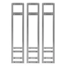 Rainaut 3pcs Heavy-Duty Metal Square Box Truss System For DJ Lighting - 39.37" X 7. 87" X 7.78" | Durable, Sturdy & Weather-Resistant | Ideal For Weddings, Concerts, Exhibitions, Promotions, And Events | Easy Assembly, No Power Needed, Galvanized Finish - Silver - View 6