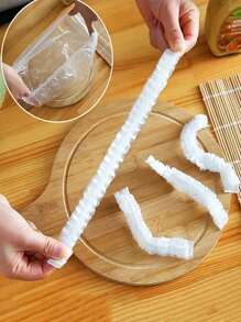 [100/300/500 قطعة] غشاء بلاستيكي للتغليف الغذائي القابل للتخلص منه، أغطية غذائية ملونة قابلة للتخلص منها، غشاء حفظ الأطعمة المنزلية، غشاء إغلاق متعدد الأغراض، للتخزين في الثلاجة، البقايا، الفواكه، المنزل، النزهات، الشواء - مستلزمات مطبخ بجودة مطعم - غلاف بلاستيكي ملون - مشاهدة 8