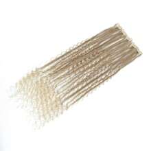 3 Clips Clip In Dreadlock Extension 24 Inch Synthetic Boho Box Braid Curly Hippe Dreads Handmade Soft Waves Reggae Style Loc For Women - Multicolor - View 5