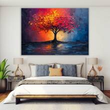 Landscape Canvas Wall Art, Canvas Art Print,Classic Style Wall Hanging Decor, Wall Art Poster,Framed Ready To Hang,Picture Paintings Artwork Prints, For Living Room Bedroom Bathroom Home Office ,Ready To Hang(Multi-Color)