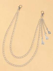 1pc Fashionable Double-Layer Giraffe Pants Chain, Suitable For Everyday Wear - Multicolor - View 3