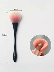 Pincel de Pó Solto de Cintura Pequena Dourado, Design Minimalista e Versátil, Pincel de Base, Pincel de Corretivo, Pincel de Blush, Pincel de Contorno, Pincel de Blush, Pincel de Bronzer, Pincel de Pó, Pincel de Base, Pincel de Blush