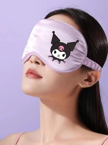 Sanrio Purple Kuromi Silk Breathable Cool And Skin-Friendly Improve Sleeping Mask For Women, Cute Pink My Melody Home Bedroom And Office Rest Lightproof Eye Masks, Cinnamoroll Summer Vacation Cruise And Car Travel Essentials Eye Cover Accessories, Airport Airplane Must Haves Eye Patches, Pompompurin Stuff, Bachelorette Party And Bridesmaid Proposal Gifts, Sanrio Authorized Items.