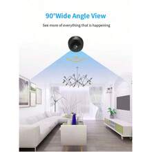 Cámara de seguridad resolución de 2MP visión nocturna Mini Cámara A9 - Blanco - Ver 3