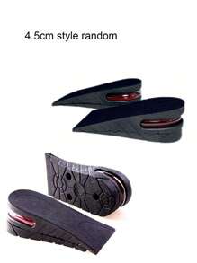 1 par de palmilhas de aumento de altura - elevação oculta, altura ajustável, almofada de pé de alto suporte, estilo de gênero aleatório entregue