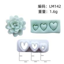 Creative 3D Flower Petal Ornament Earring Pendant Making Soft Clay Mold Clay Knives Polymer Clay Earring Making DIY Mold Tools Polymer Clay Knives Polymer Clay Cutter