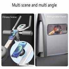 1 pezzo Supporto magnetico per telefono a doppia faccia, Anello di presa per telefono, Supporto da tavolo per telefono con rotazione a 360° e piegatura a 180°, Include 2 pezzi di adesivi magnetici - Multicolore - Visualizzare 10