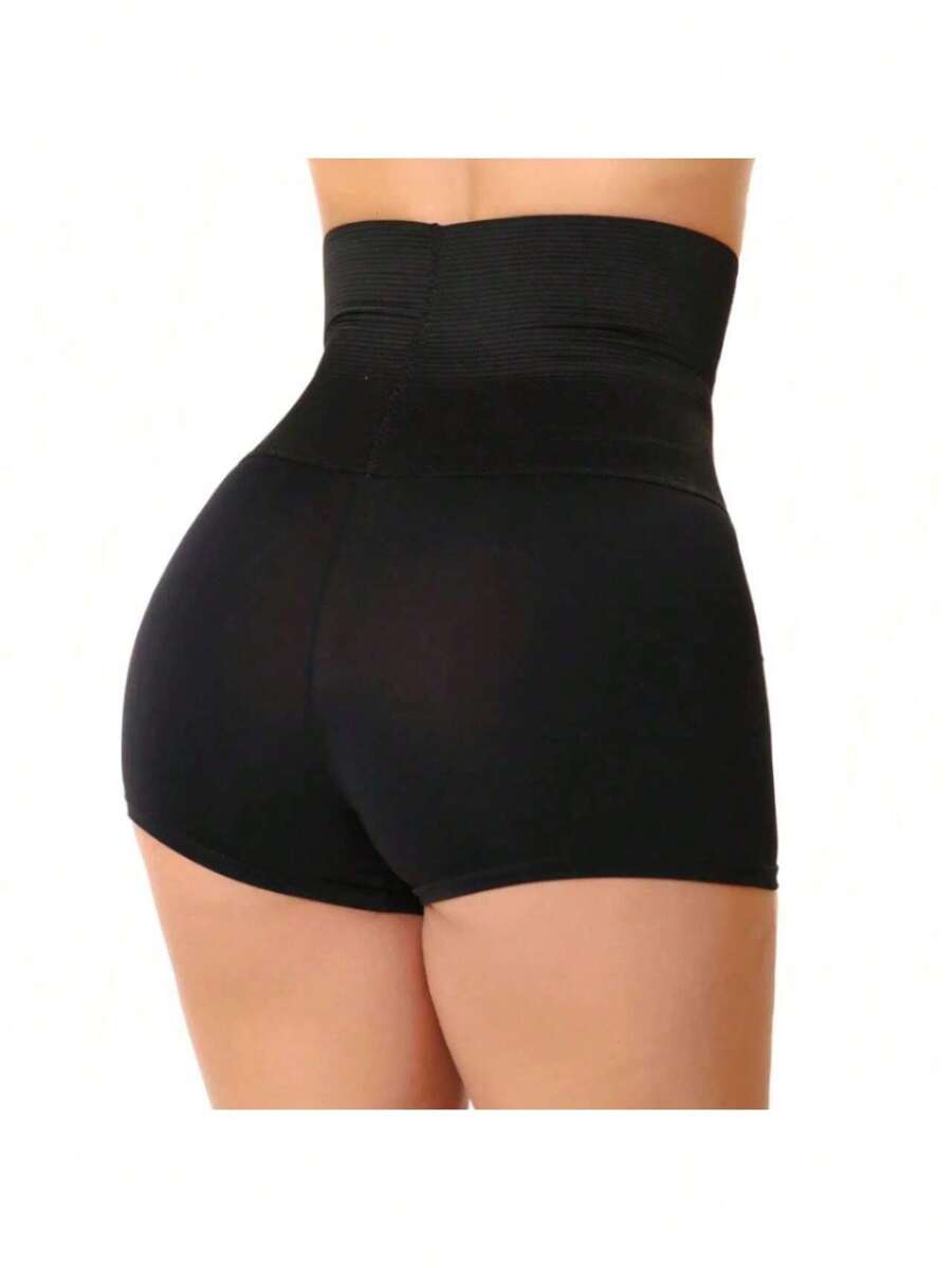 Bermuda Shorts Second Skin Shaping Belt Non-Marking High Compression Bruna Anti-Chafing Comfort Thighs - Black - View 1