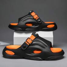 GNVA Women's Versatile Fashion Height Increasing Anti-Wear Beach / Running Hollow Sandals, Outdoor Casual Slip-On Slippers
