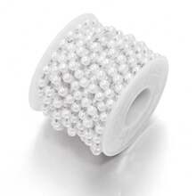 5m/Roll Faux Pearl Earring, Necklace, Bracelet, Bag Chain, High-Quality Lightweight Luxury Spacer Beads Chain, DIY Bracelet Necklace Craft Supplies - Imitation Pearl Chain - View 16