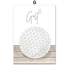 1pc Wall Arts Posters Optional Frame Modern Frameless Football Basketball Baseball Golf Sport Wall Art Canvas Painting Poster Pictures Room Decor Teen Room Decoration - Multicolor - View 53