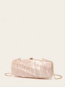 Women Evening Clutch Bag Bridal Wedding Unique Button Rope Shape Acrylic Bag Personalized Features Snake Head Buckle Hardware For Women Prom With Detachable Metal Chain For Wedding And Party Shoulder Bag Women Clutch Purses For Ladies Handheld Evening Bag Versatile Cocktail Party New Wallet Banquet Bag - Multicolor - View 17