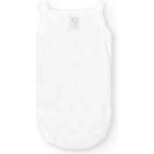 Babidu Body pour bébé avec fines bretelles, motif cœurs ajourés, 100% coton fabriqué en Espagne par Babidu | Body de haute qualité pour enfants, doux et respirant