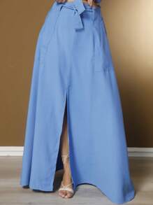 Julia Set In Marrant Tailored Fabric - 淺藍色 - 查看 8