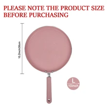 ABKOK 1Pc/3Pcs Nonstick Crepe Pan Set - 18cm/20cm/22cm Breakfast Pans, Universal Stove Compatible & Quick Cooking Design For Versatile Recipes